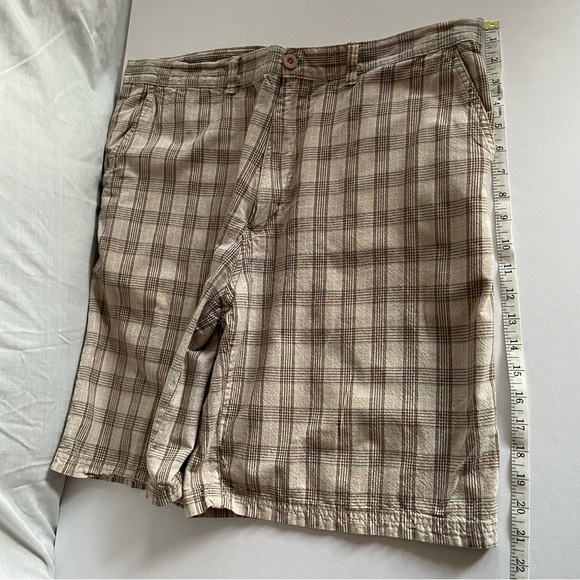AIRWALK Men’s Plaid Cotton Golf Shorts Sz 36 - Picture 6 of 8